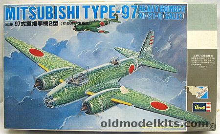 Revell 1/72 Takara Japan Issue Type-97 Ki-21-II Heavy Bomber Sally, S39 H169-012 plastic model kit